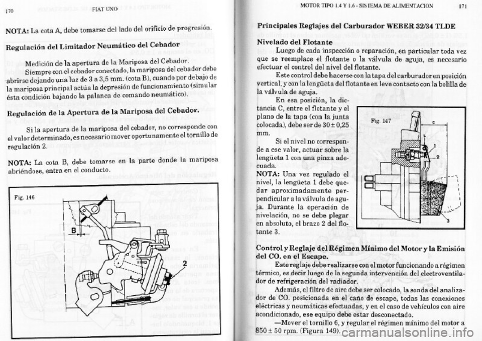 FIAT REGATA 1987  Service Repair Manual 
