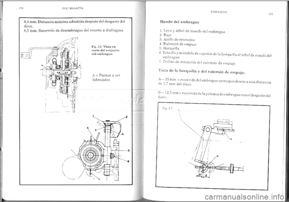 FIAT REGATA 1987  Service Repair Manual 