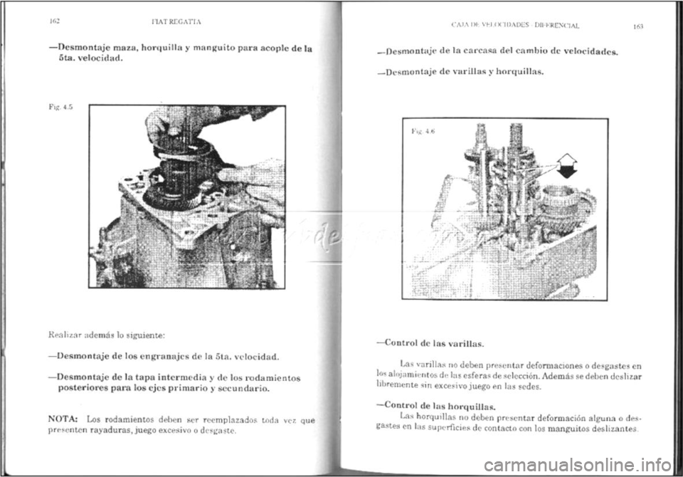 FIAT REGATA 1987  Service Repair Manual 