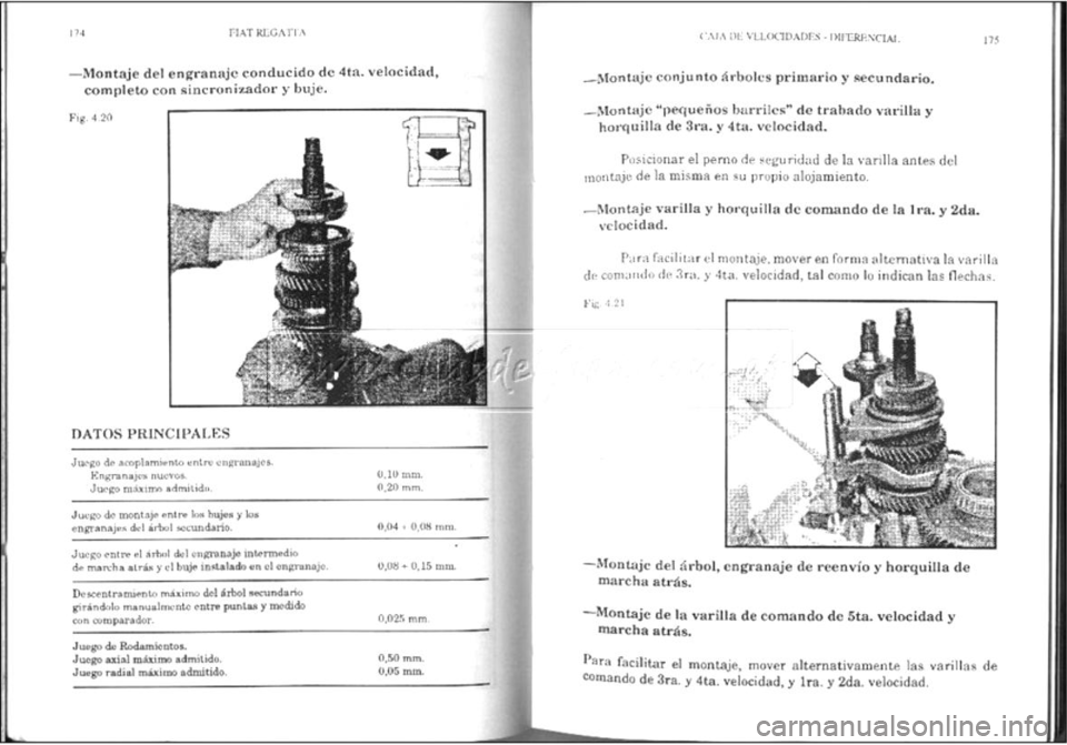 FIAT REGATA 1987  Service Repair Manual 