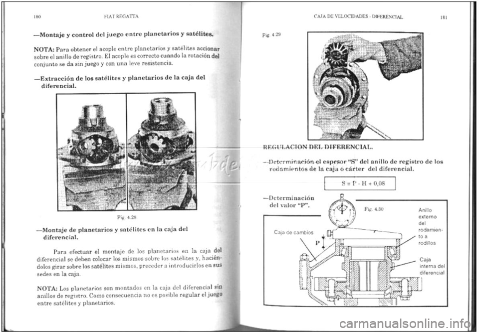 FIAT REGATA 1987  Service Repair Manual 