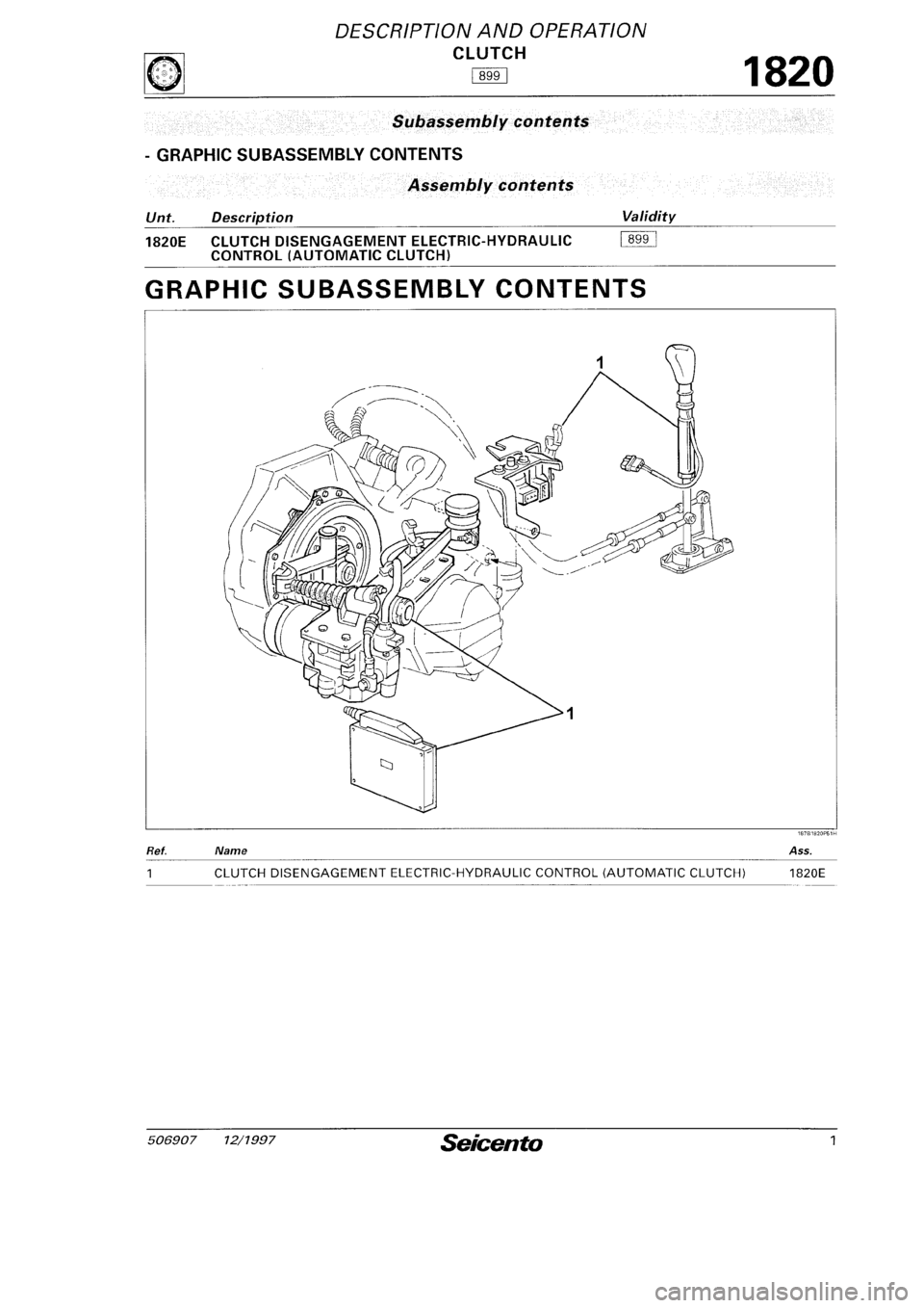 FIAT SEICENTO 1997  Service And Repair Manual 