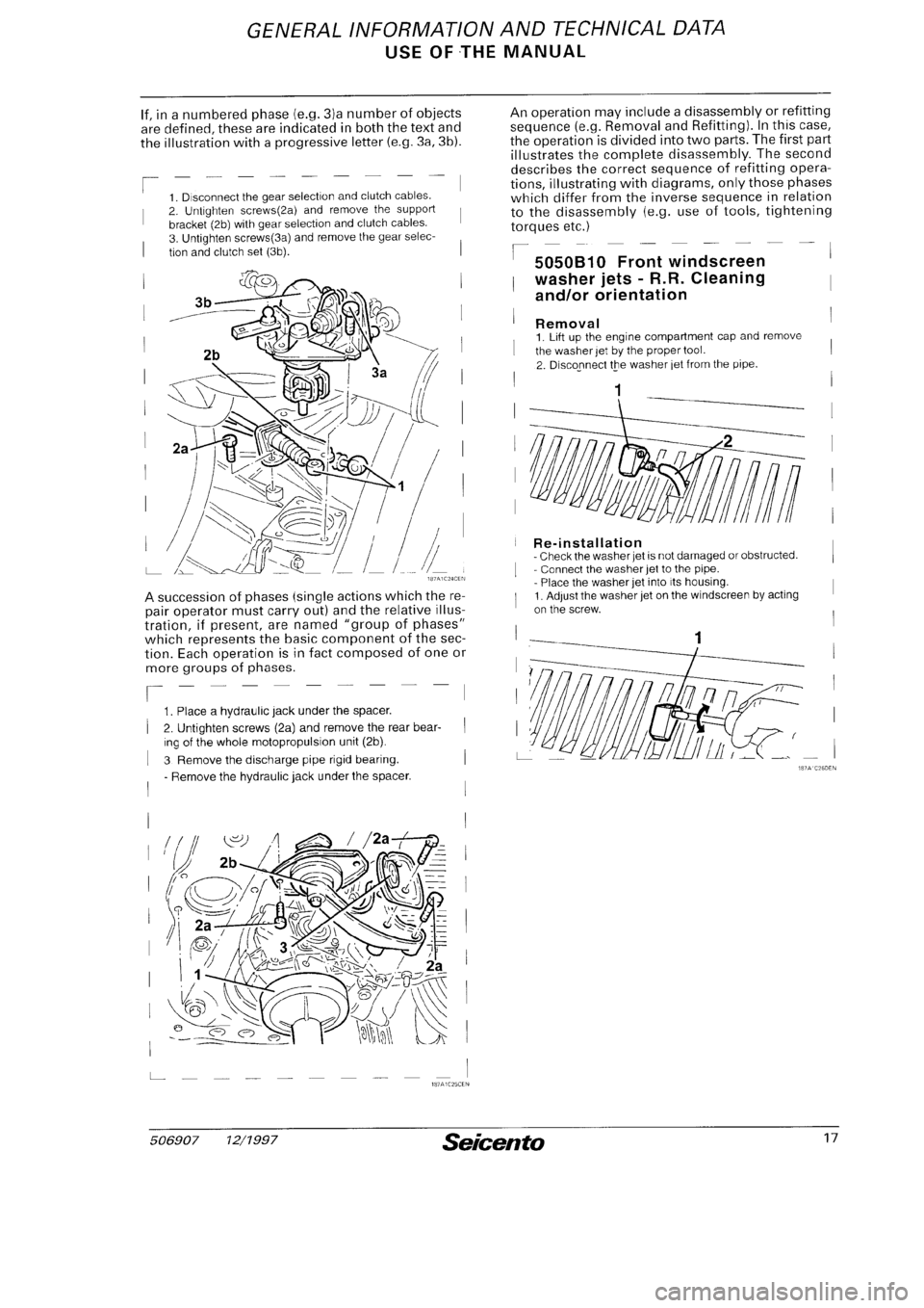 FIAT SEICENTO 1997  Service And Repair Manual 