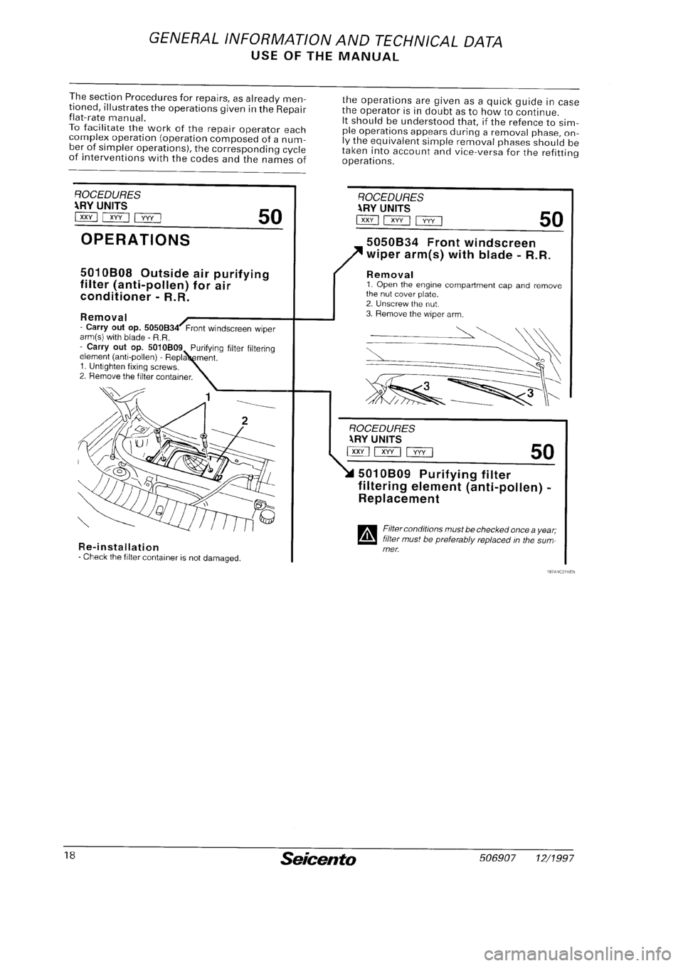 FIAT SEICENTO 1997  Service And Repair Manual 