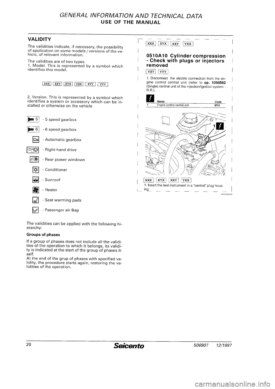 FIAT SEICENTO 1997  Service And Repair Manual 