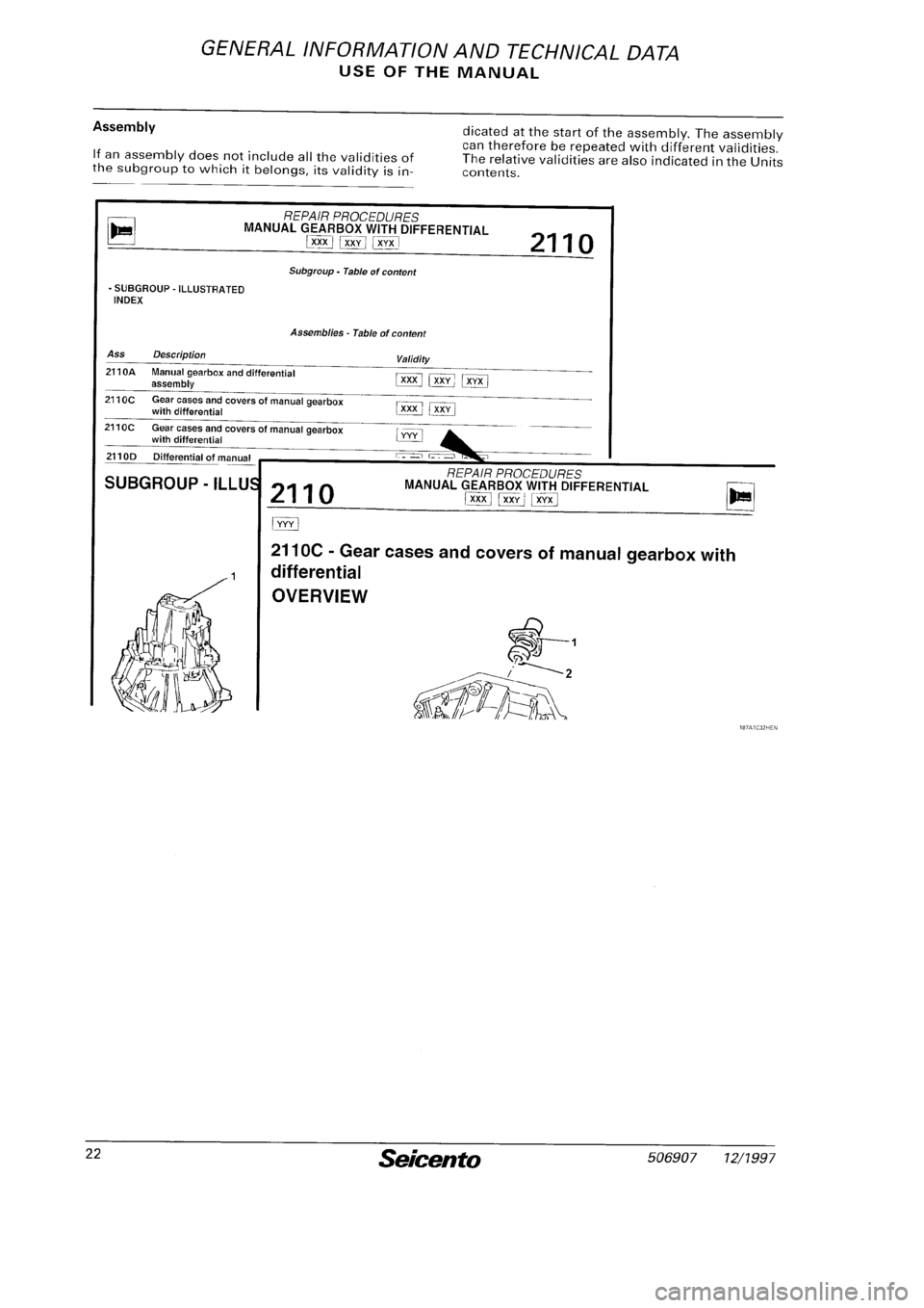 FIAT SEICENTO 1997  Service And Repair Manual 