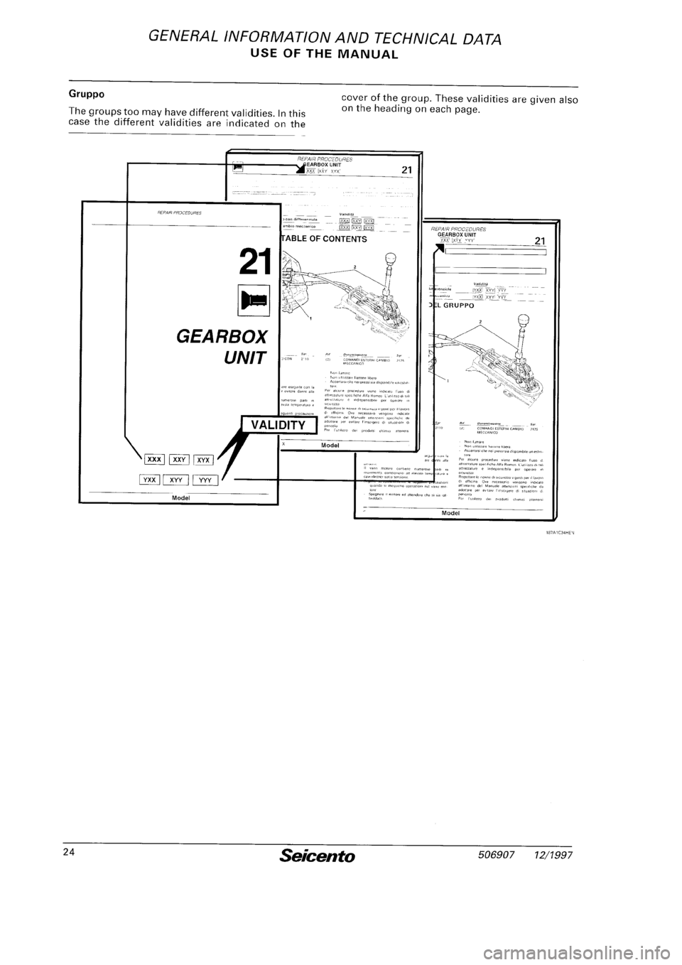 FIAT SEICENTO 1997  Service And Repair Manual 