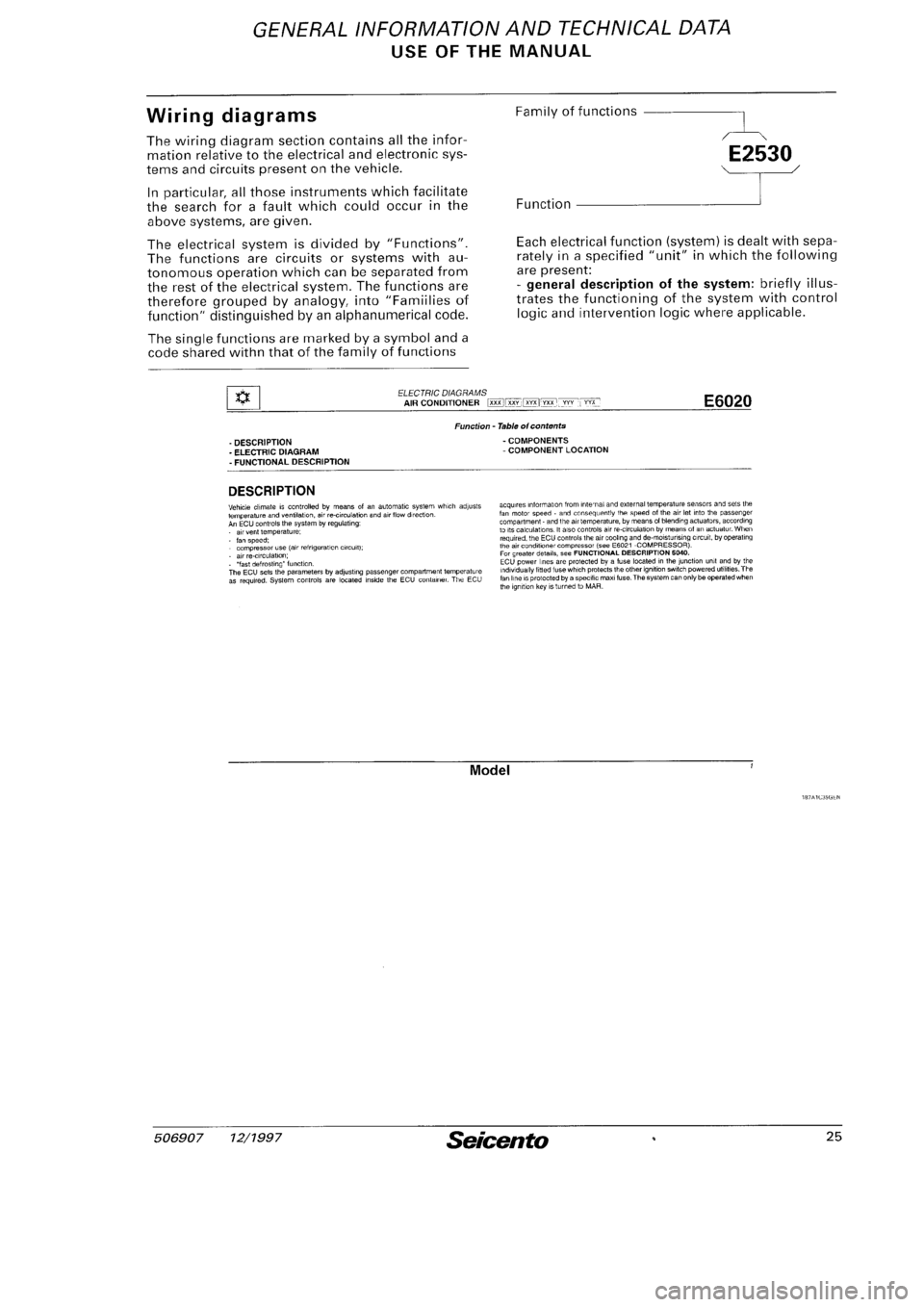 FIAT SEICENTO 1997  Service And Repair Manual 