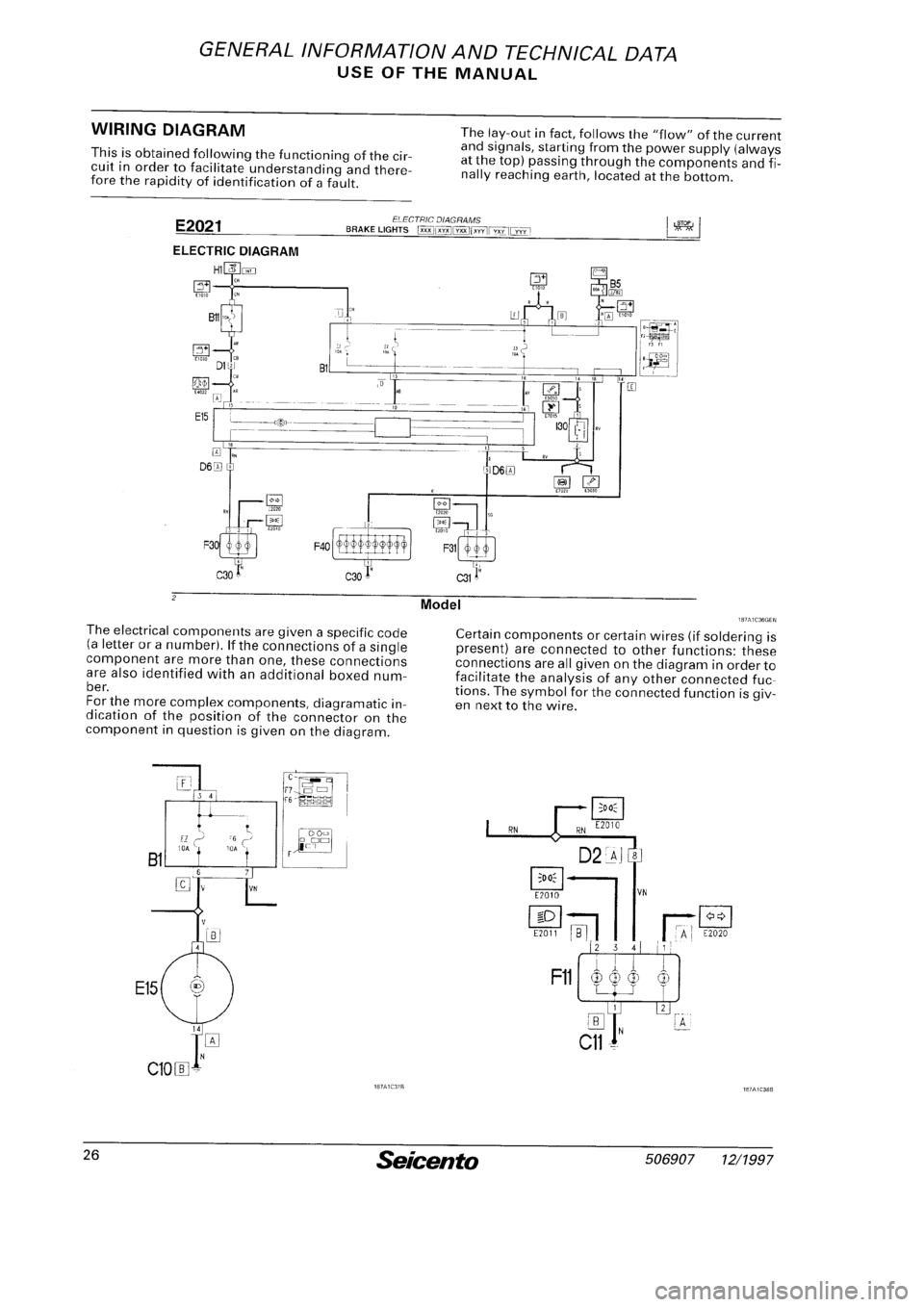FIAT SEICENTO 1997  Service And Repair Manual 