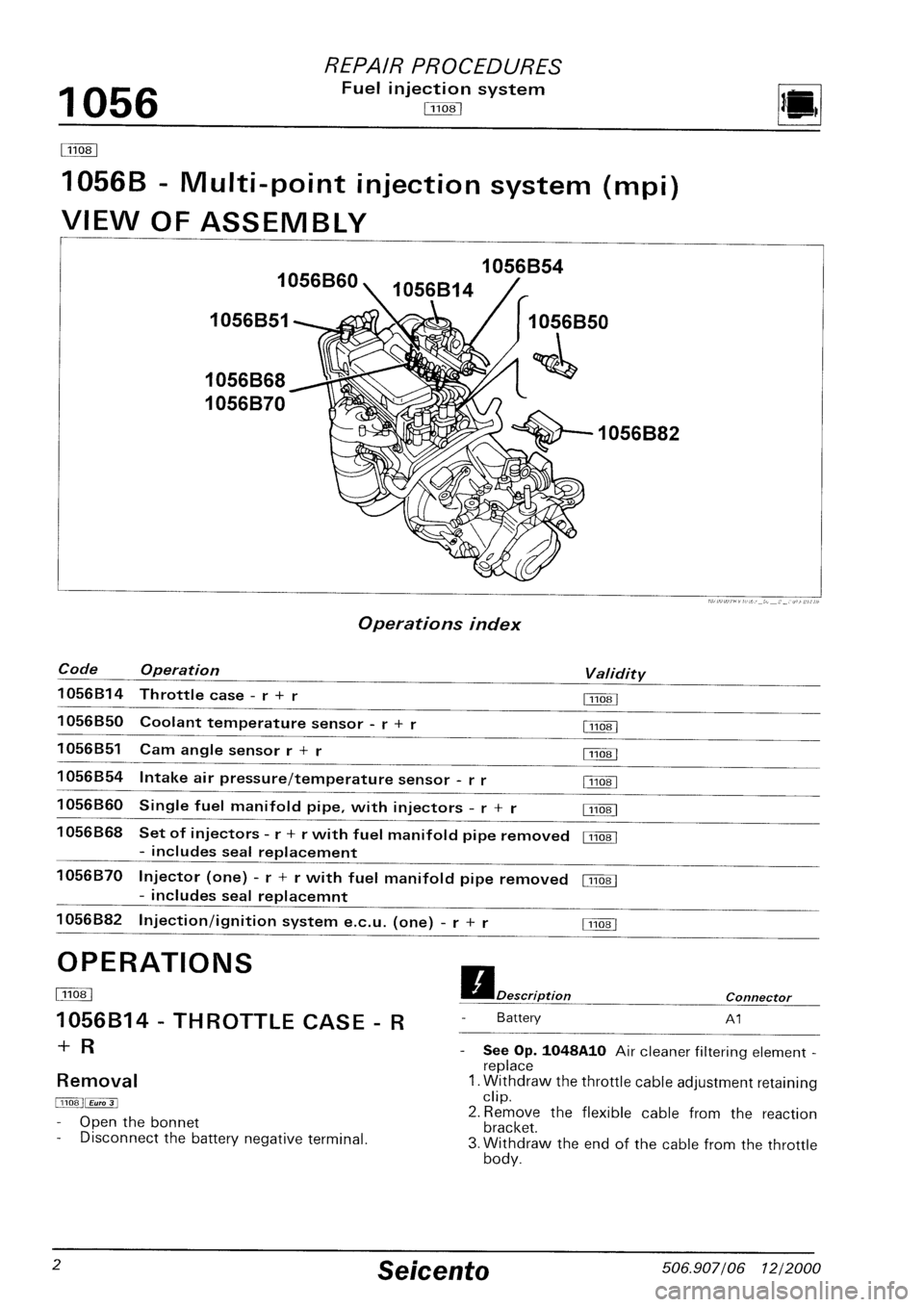 FIAT SEICENTO 1997  Service And Repair Manual 