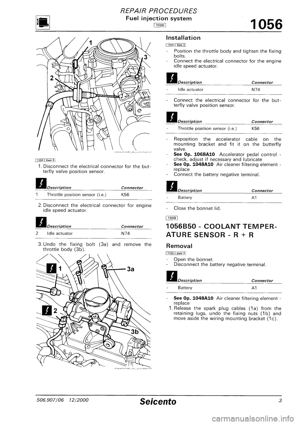 FIAT SEICENTO 1997  Service And Repair Manual 