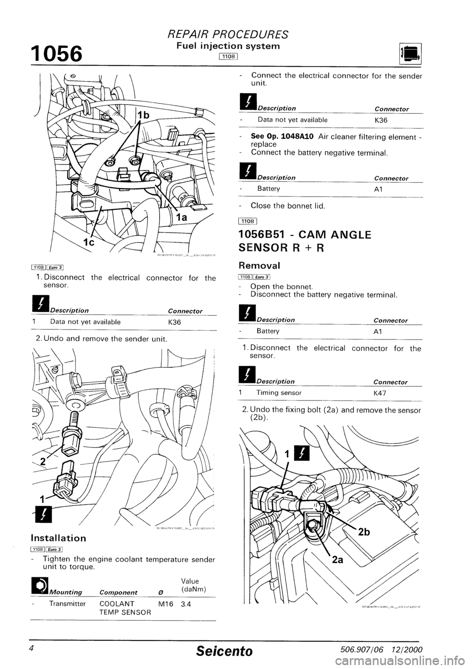 FIAT SEICENTO 1997  Service And Repair Manual 