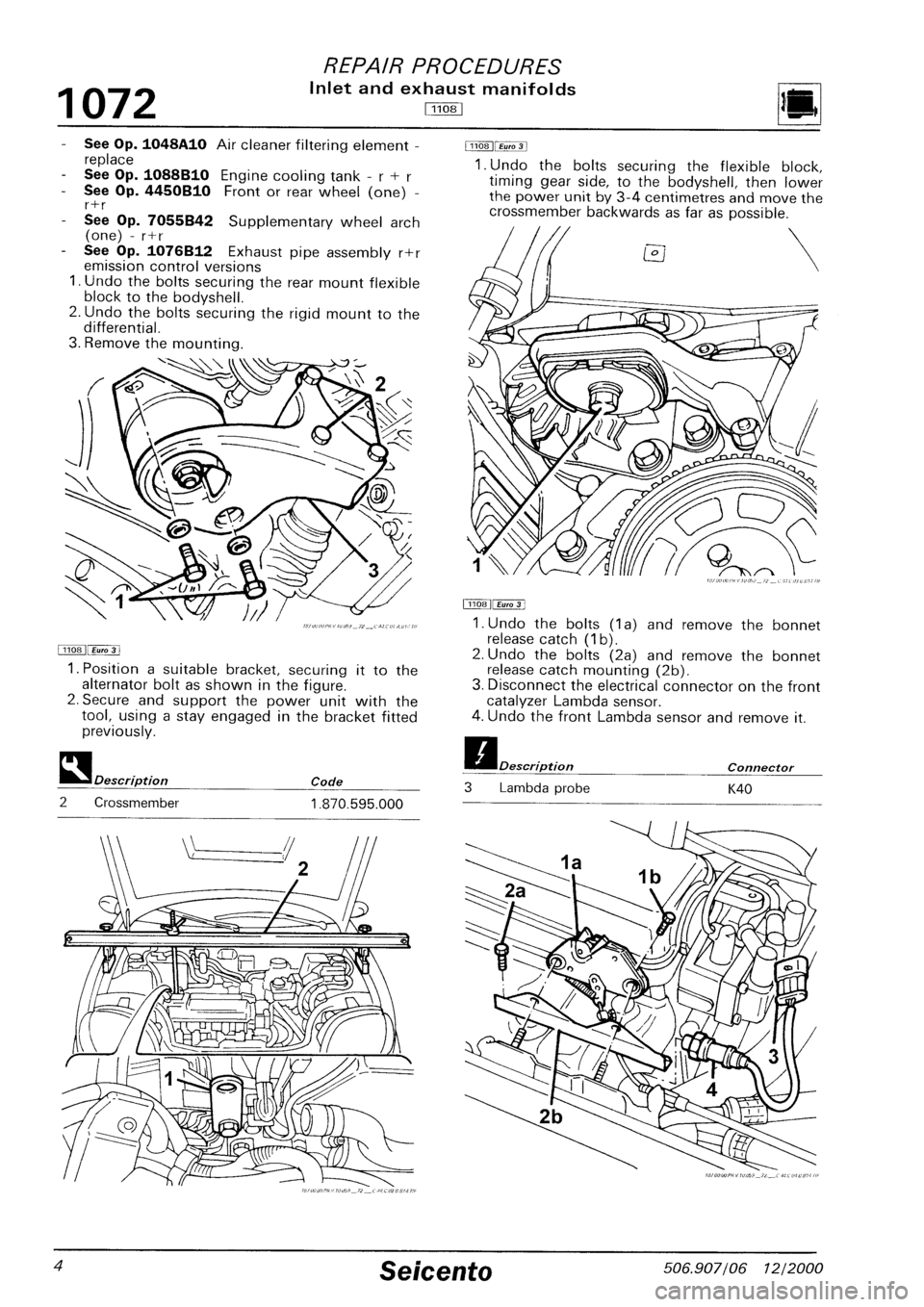 FIAT SEICENTO 1997  Service And Repair Manual 
