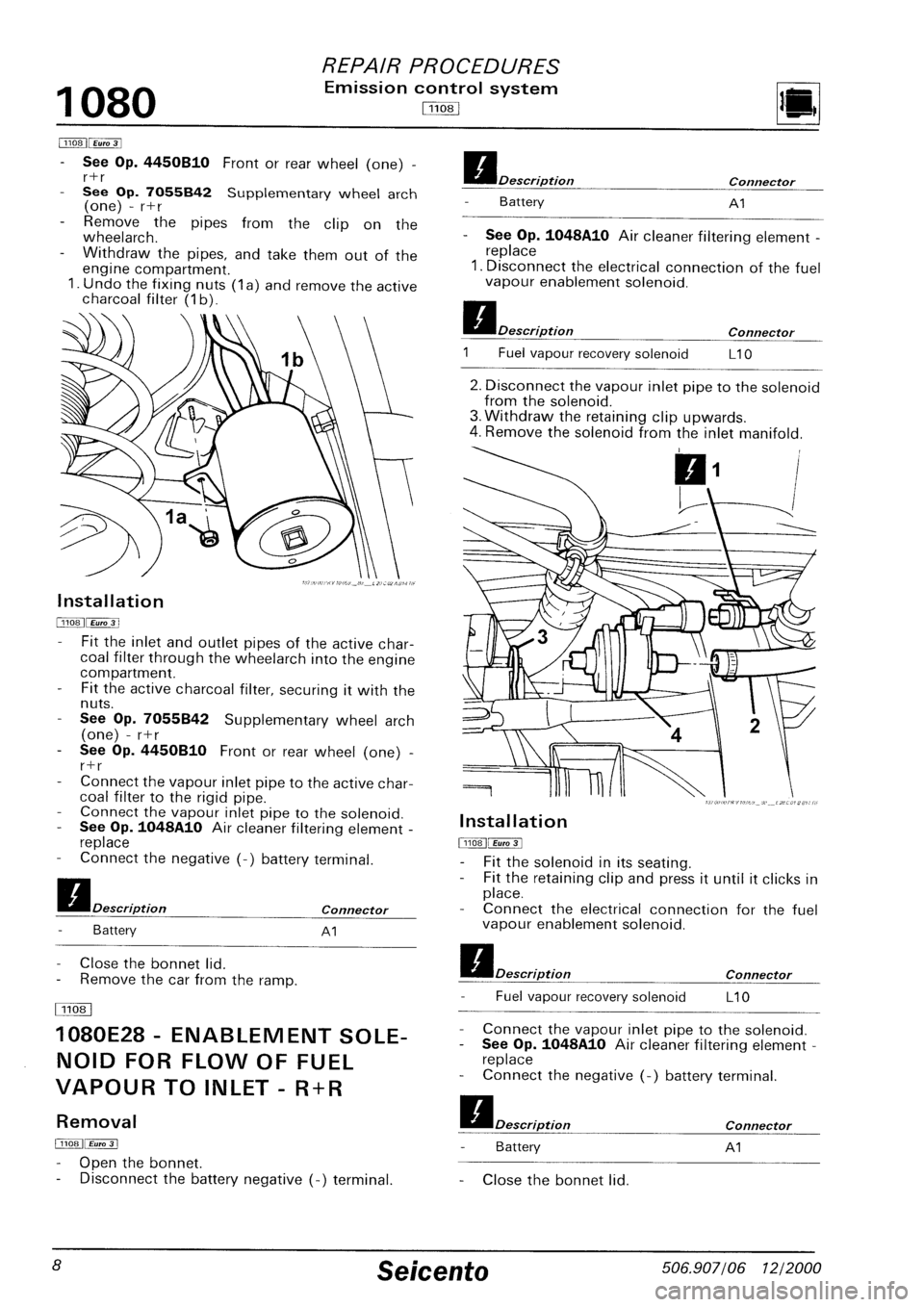 FIAT SEICENTO 1997  Service And Repair Manual 