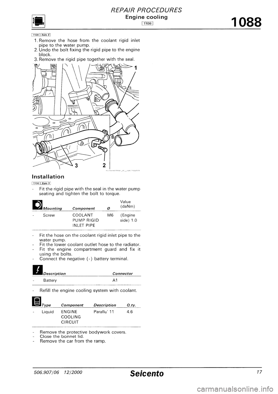 FIAT SEICENTO 1997  Service And Repair Manual 