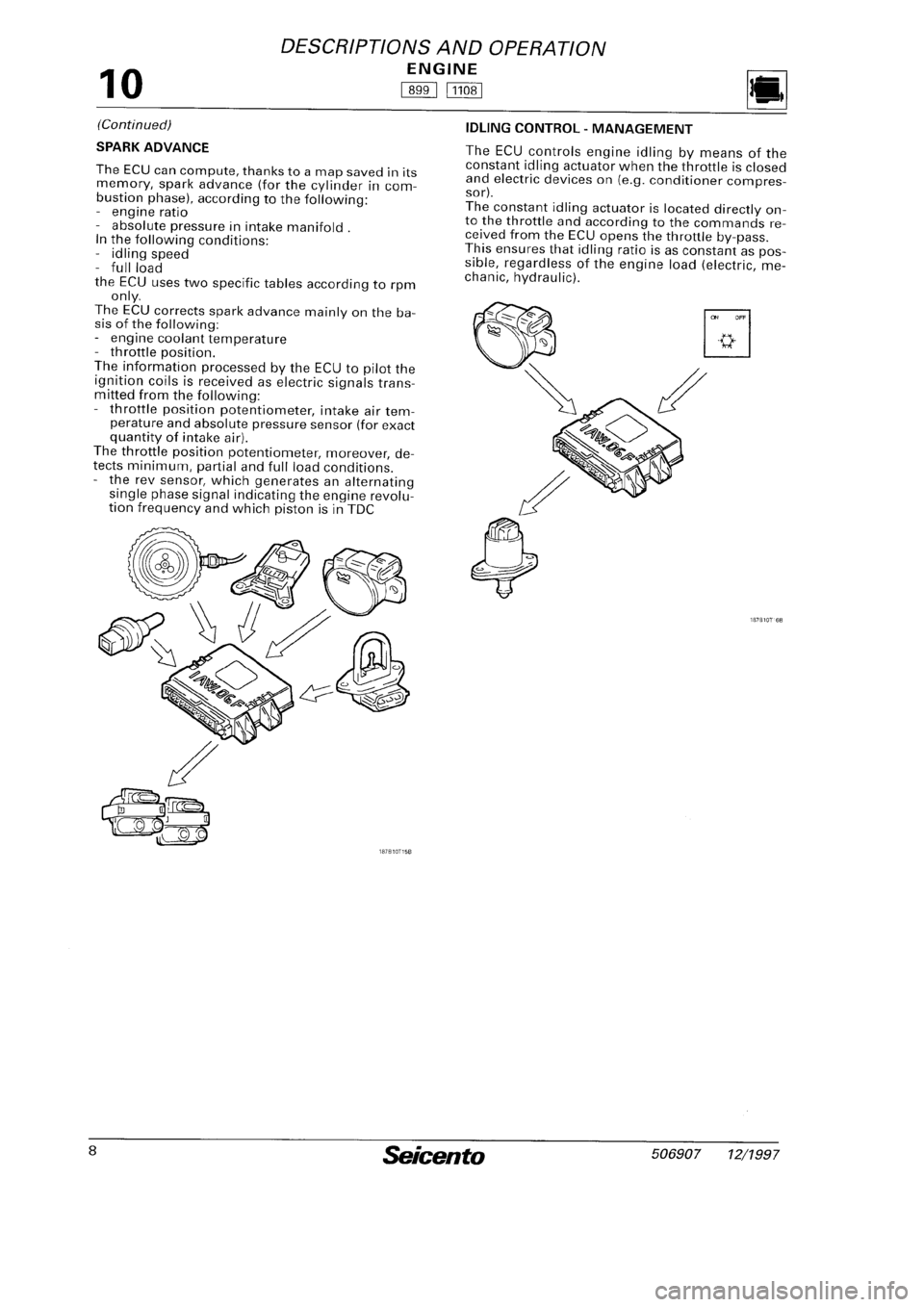 FIAT SEICENTO 1997  Service And Repair Manual 