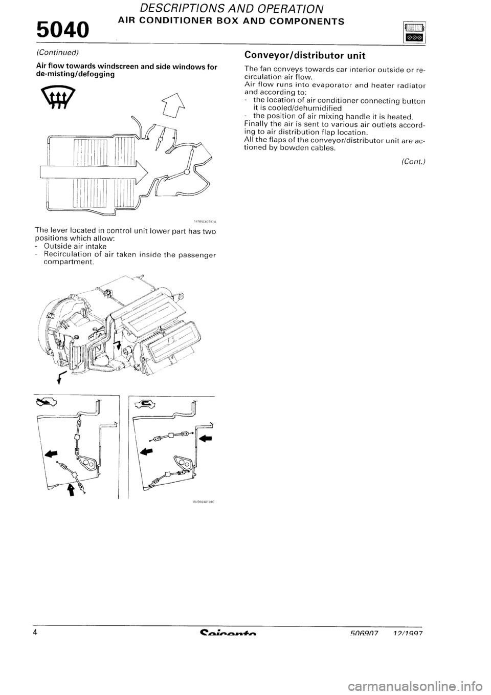 FIAT SEICENTO 1997  Service And Repair Manual 