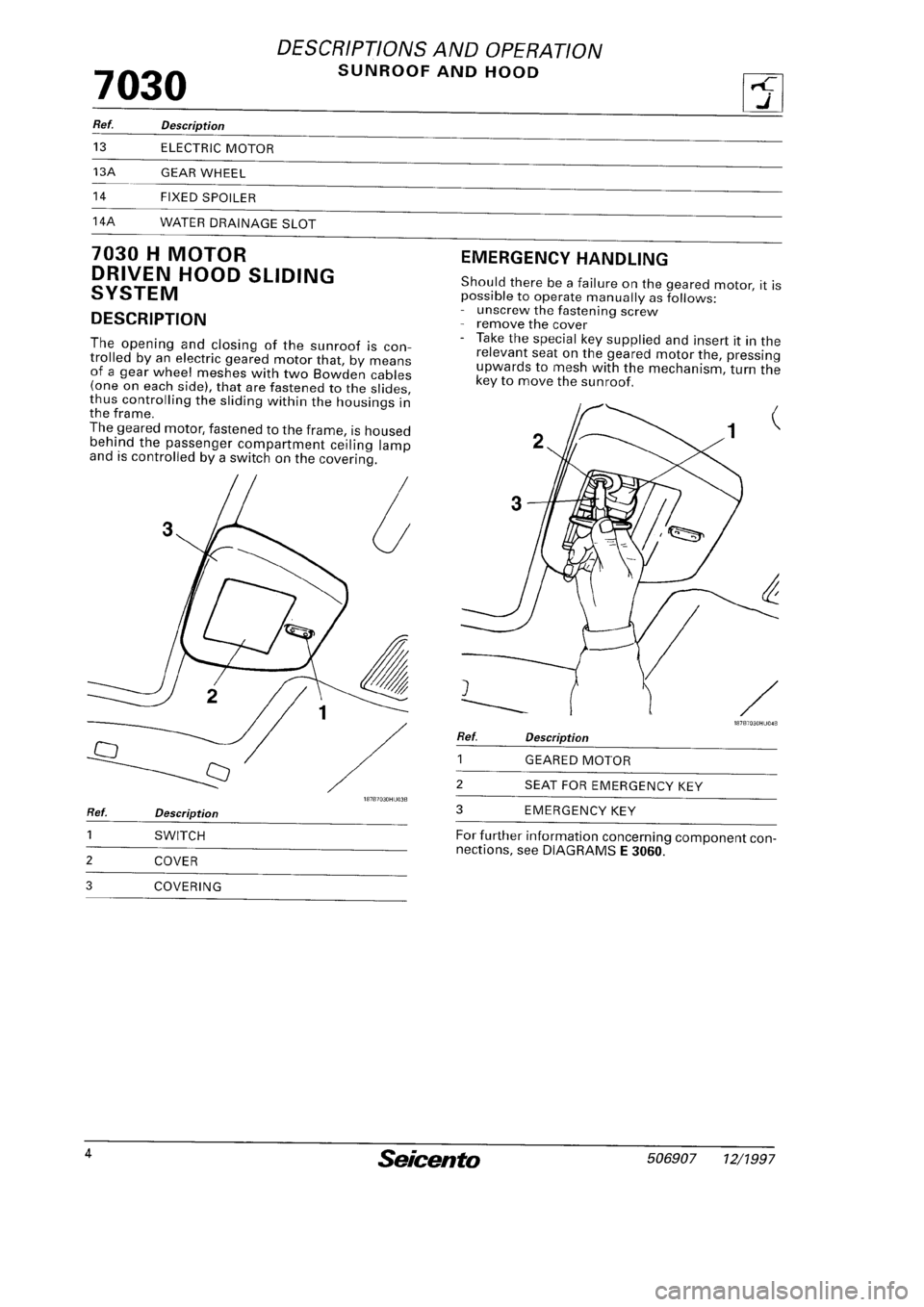 FIAT SEICENTO 1997  Service And Repair Manual 