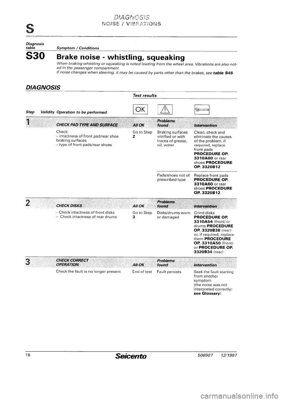 FIAT SEICENTO 1997  Service And Repair Manual 