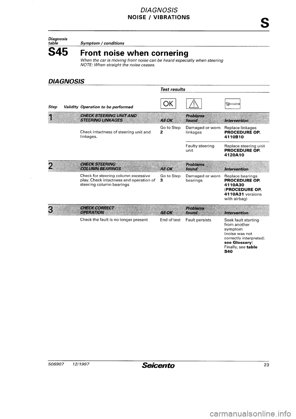 FIAT SEICENTO 1997  Service And Repair Manual 