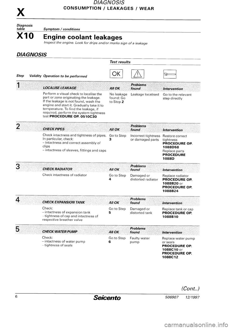 FIAT SEICENTO 1997  Service And Repair Manual 