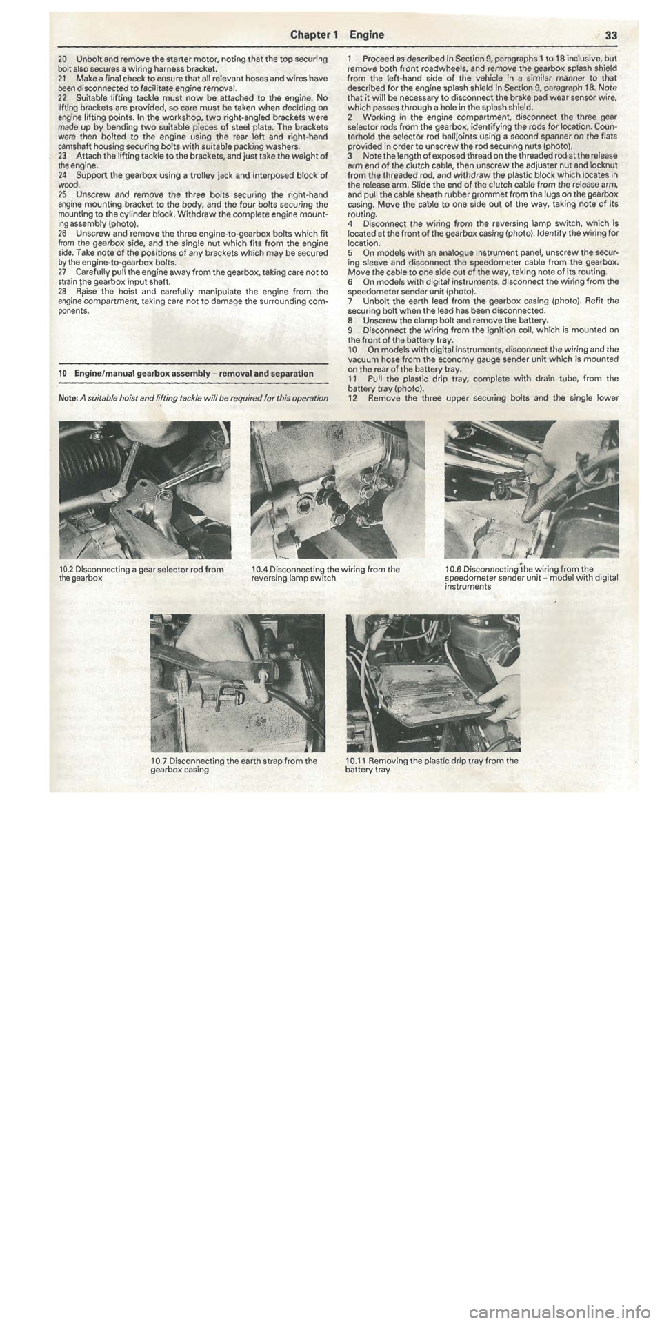FIAT TIPO 1988  Workshop Manual 