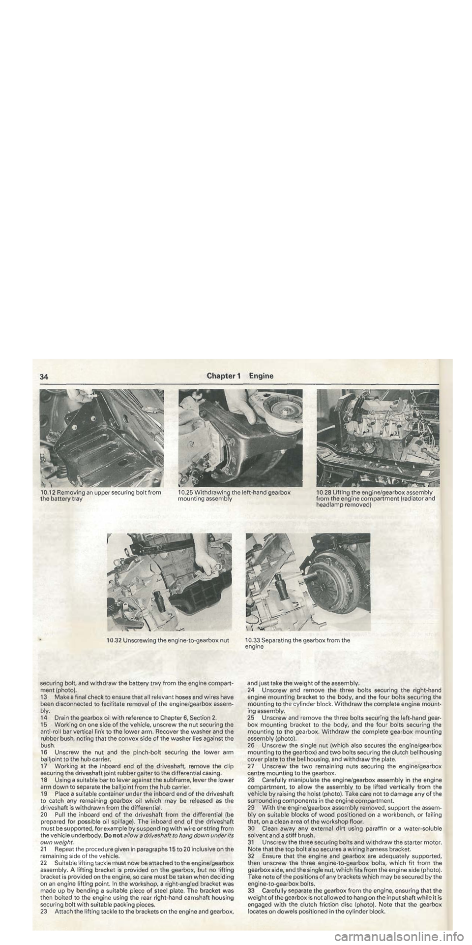 FIAT TIPO 1988  Workshop Manual 