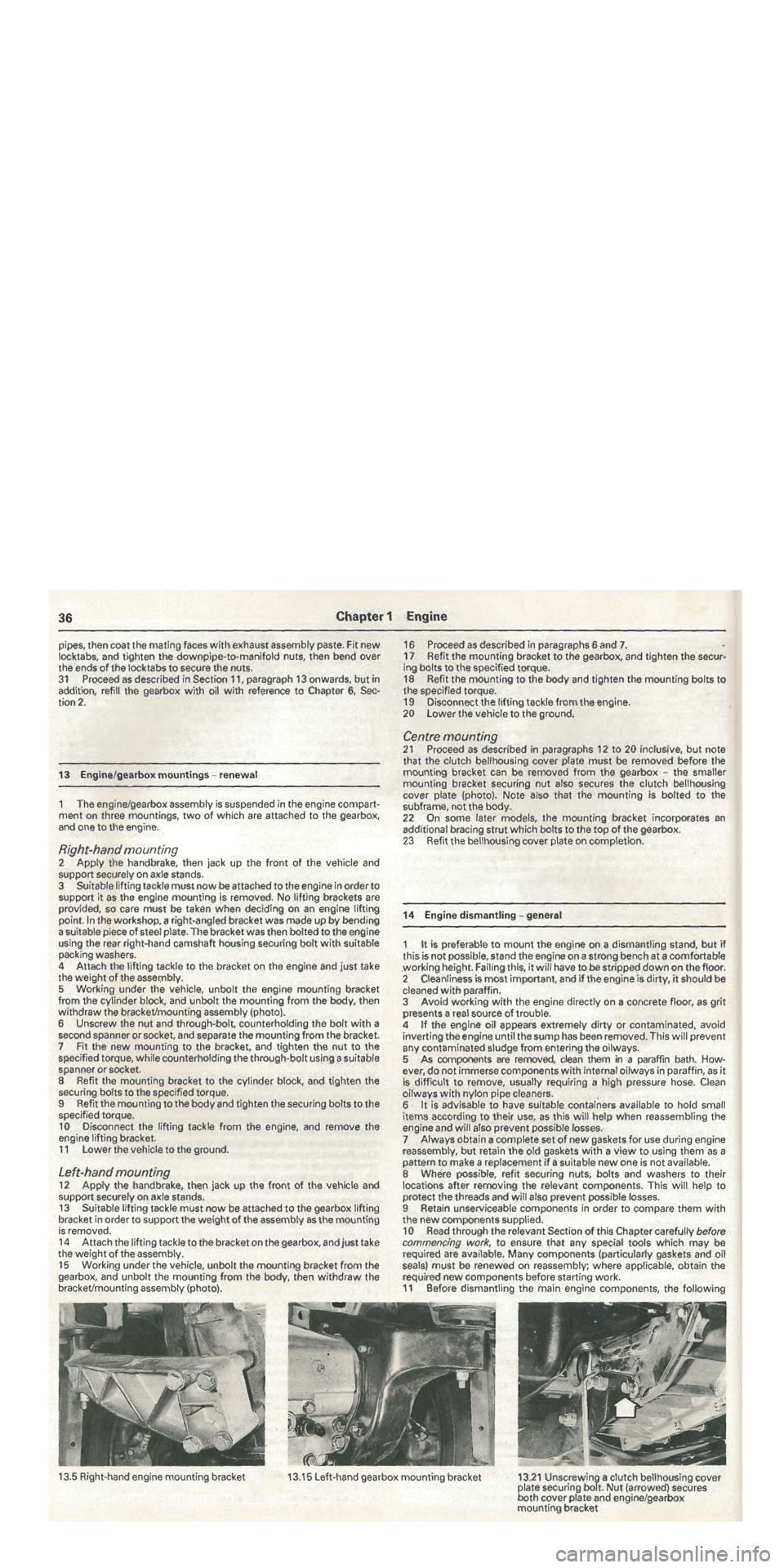 FIAT TIPO 1988  Workshop Manual 