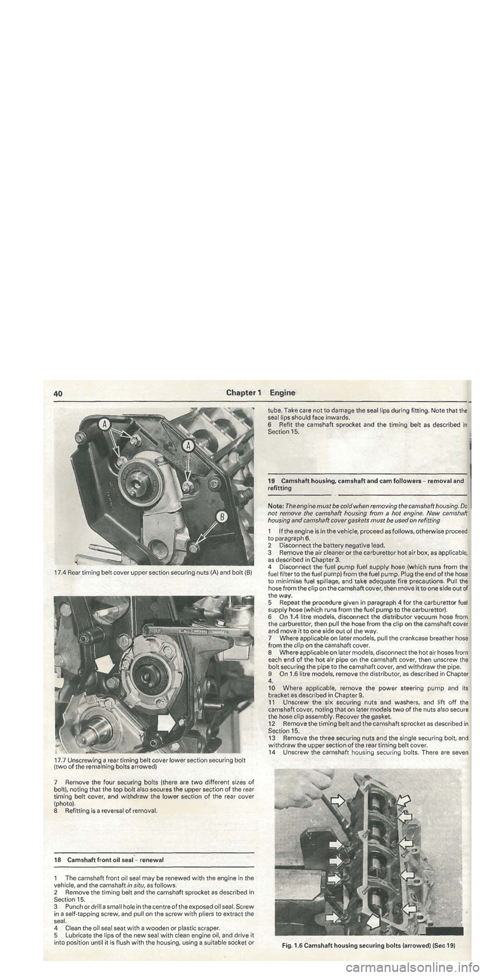 FIAT TIPO 1988  Workshop Manual 