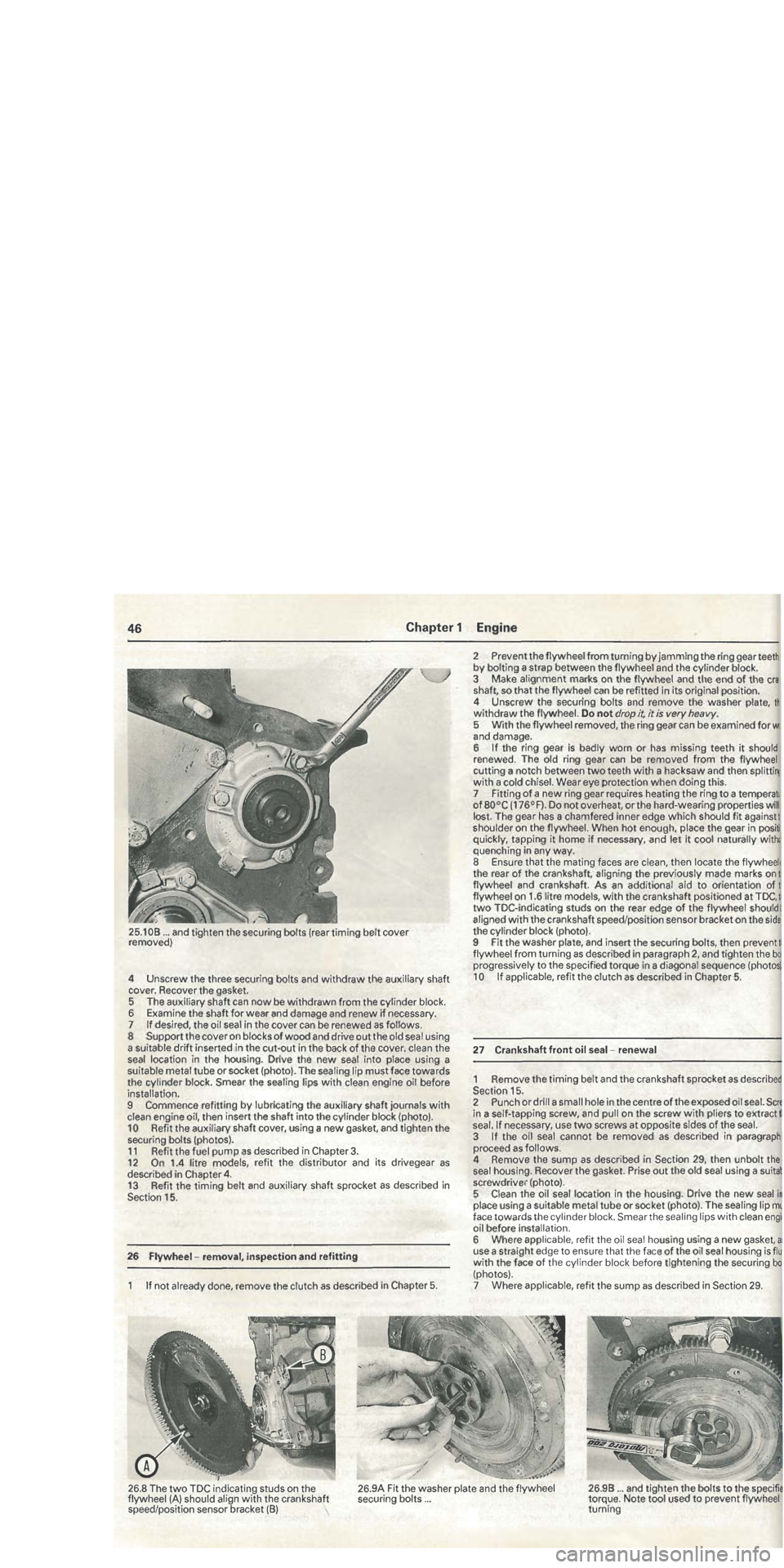 FIAT TIPO 1988  Workshop Manual 