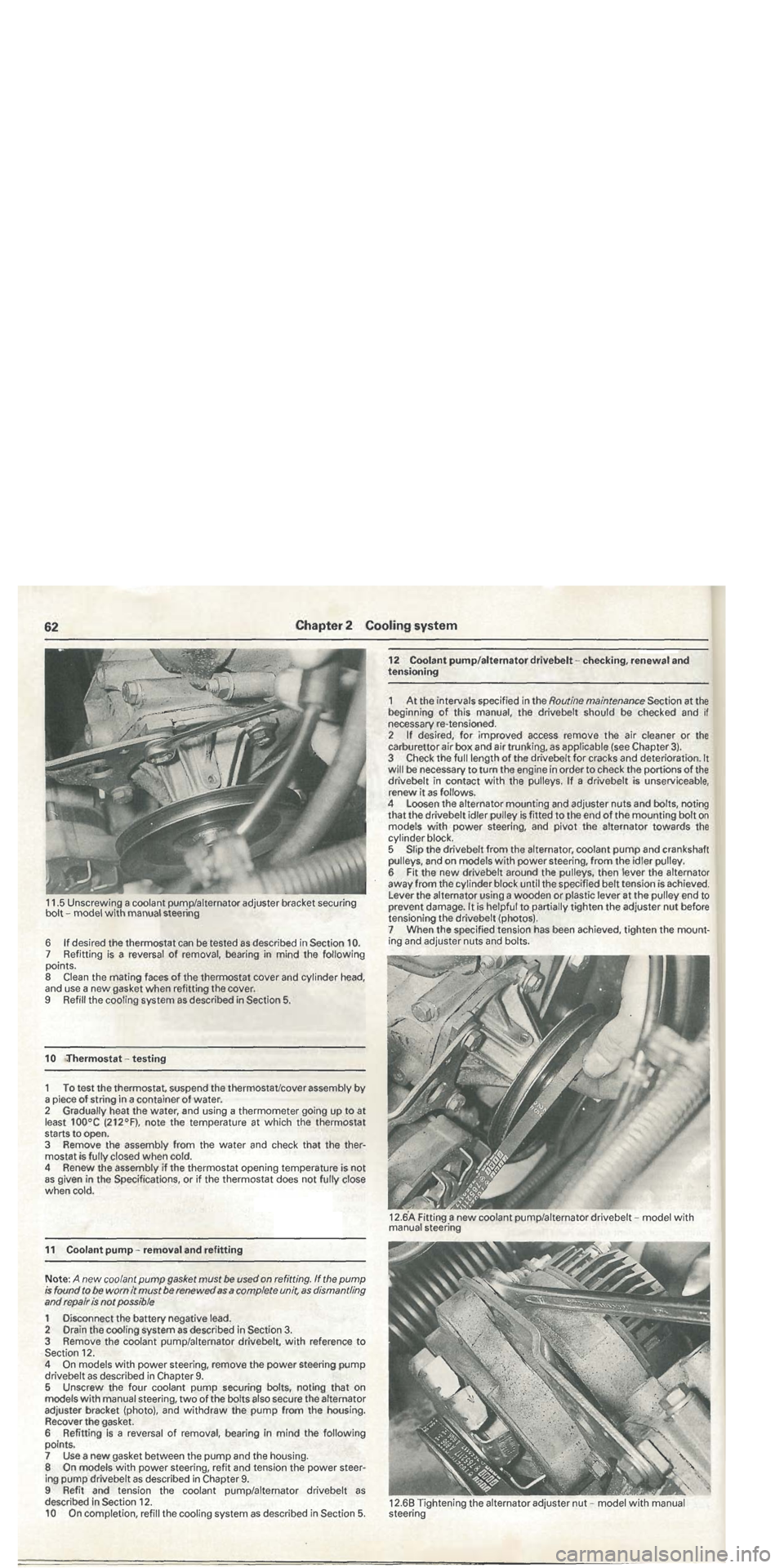 FIAT TIPO 1988  Workshop Manual 