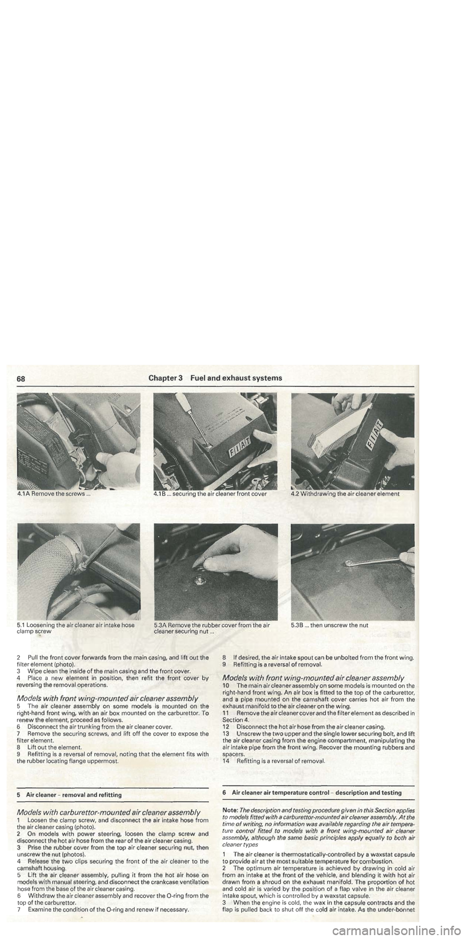 FIAT TIPO 1988  Workshop Manual 