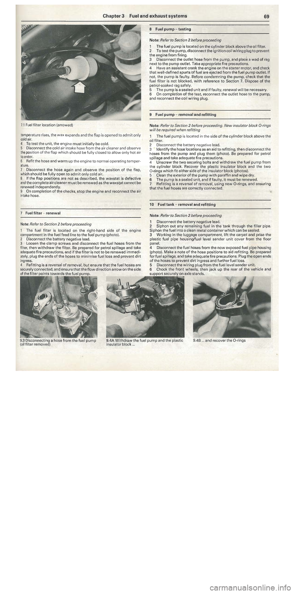 FIAT TIPO 1988  Workshop Manual 