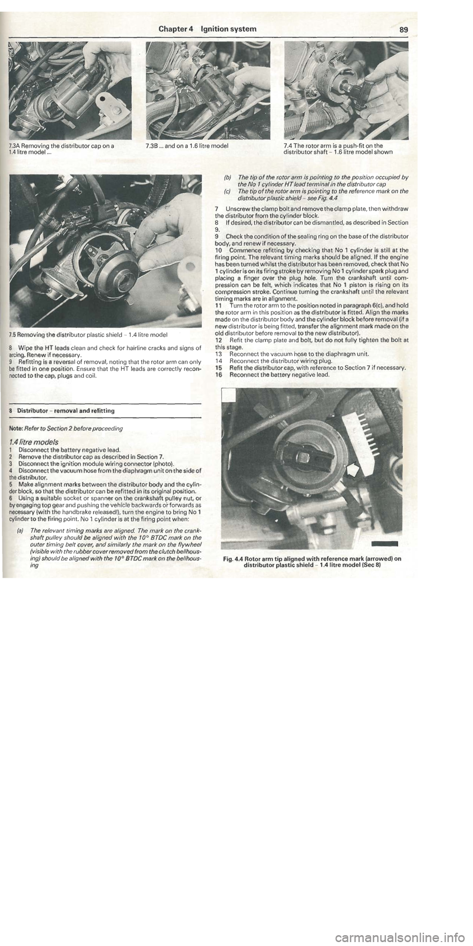 FIAT TIPO 1988  Workshop Manual 