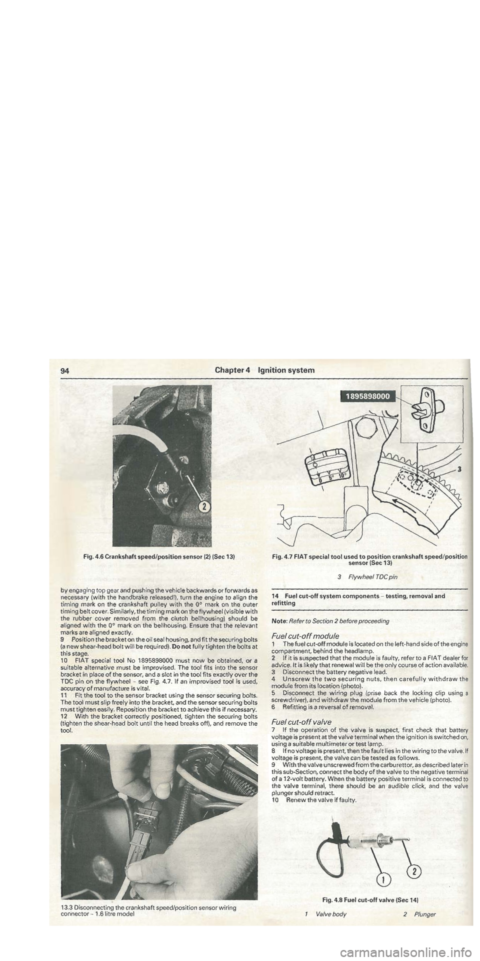FIAT TIPO 1988  Workshop Manual 