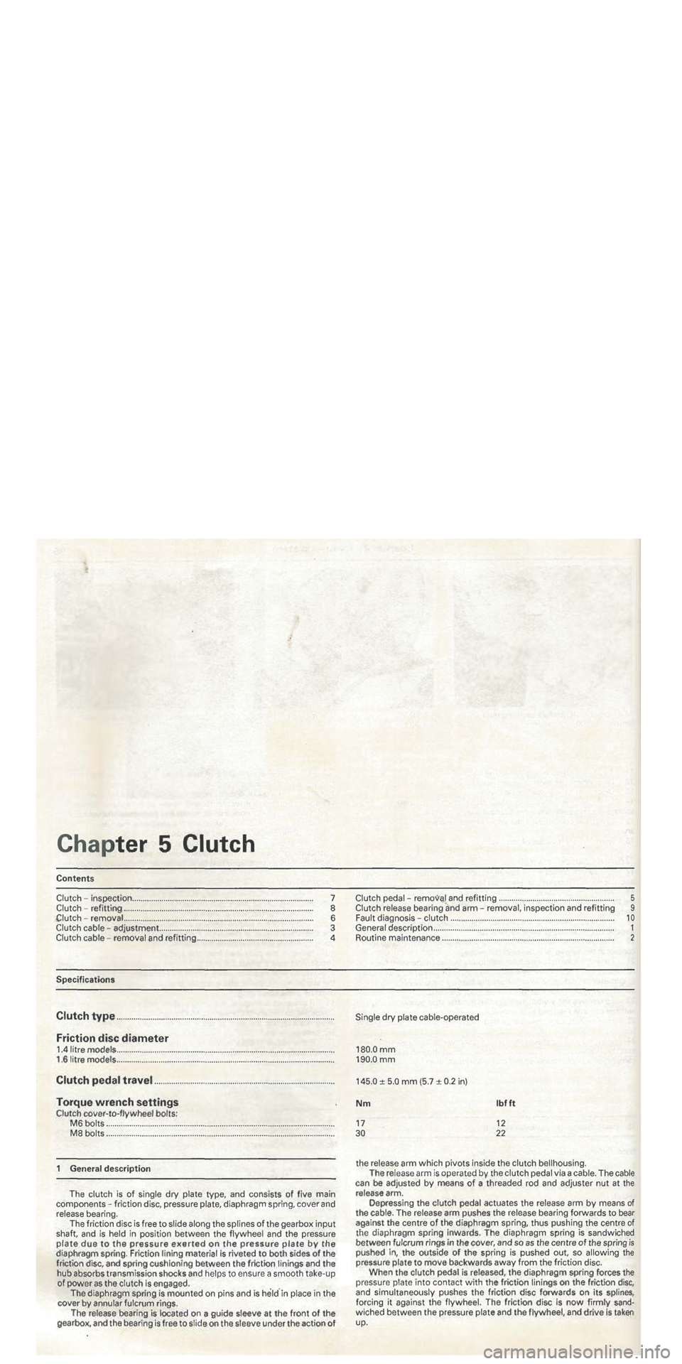 FIAT TIPO 1988  Workshop Manual 