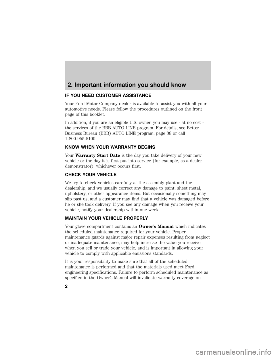 FORD F-250 2021  Warranty Guide 