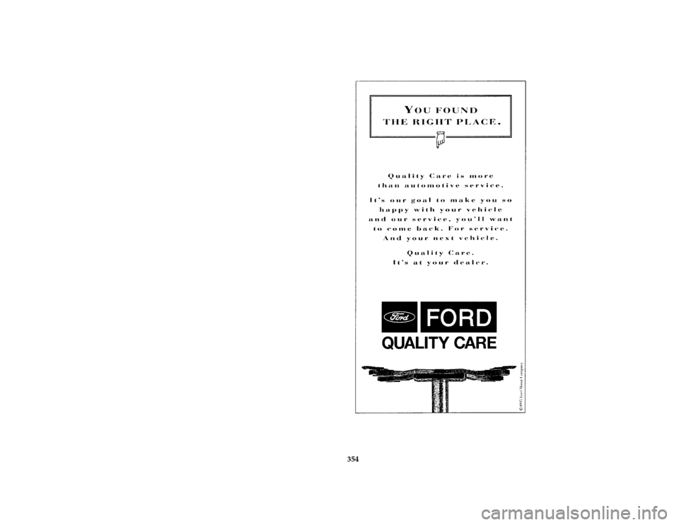 FORD BRONCO 1996 5.G Owners Manual 354 thirty-six pica chart:FORDADPLN
File:ltsvb.ex
Update:Tue Jun 20 16:56:22 1995 