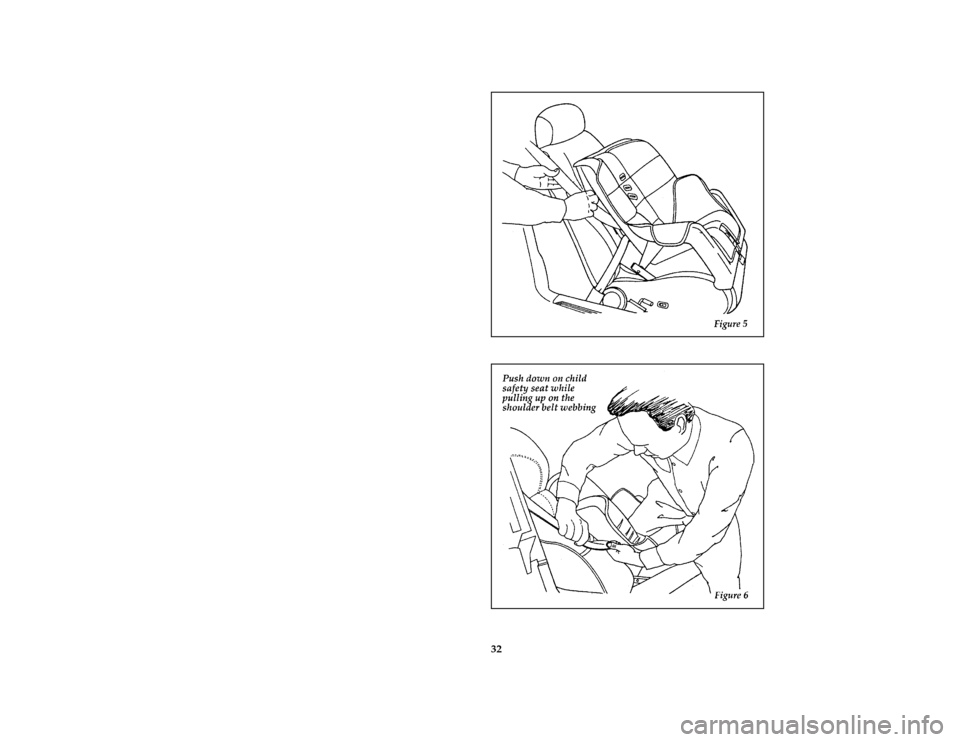FORD CROWN VICTORIA 1996 1.G Owners Manual 32
*
[SR31915( ALL)04/95]
half page art:0011242-A
*
[SR31920( ALL)04/95]
half page art:0011243-A
File:rcsrv.ex
Update:Wed Jan 31 10:17:50 1996 