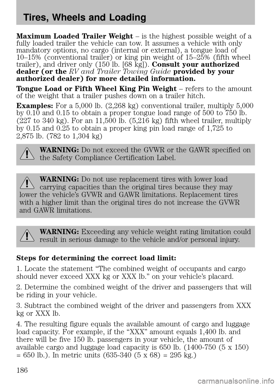 FORD ESCAPE 2009 2.G Owners Manual 