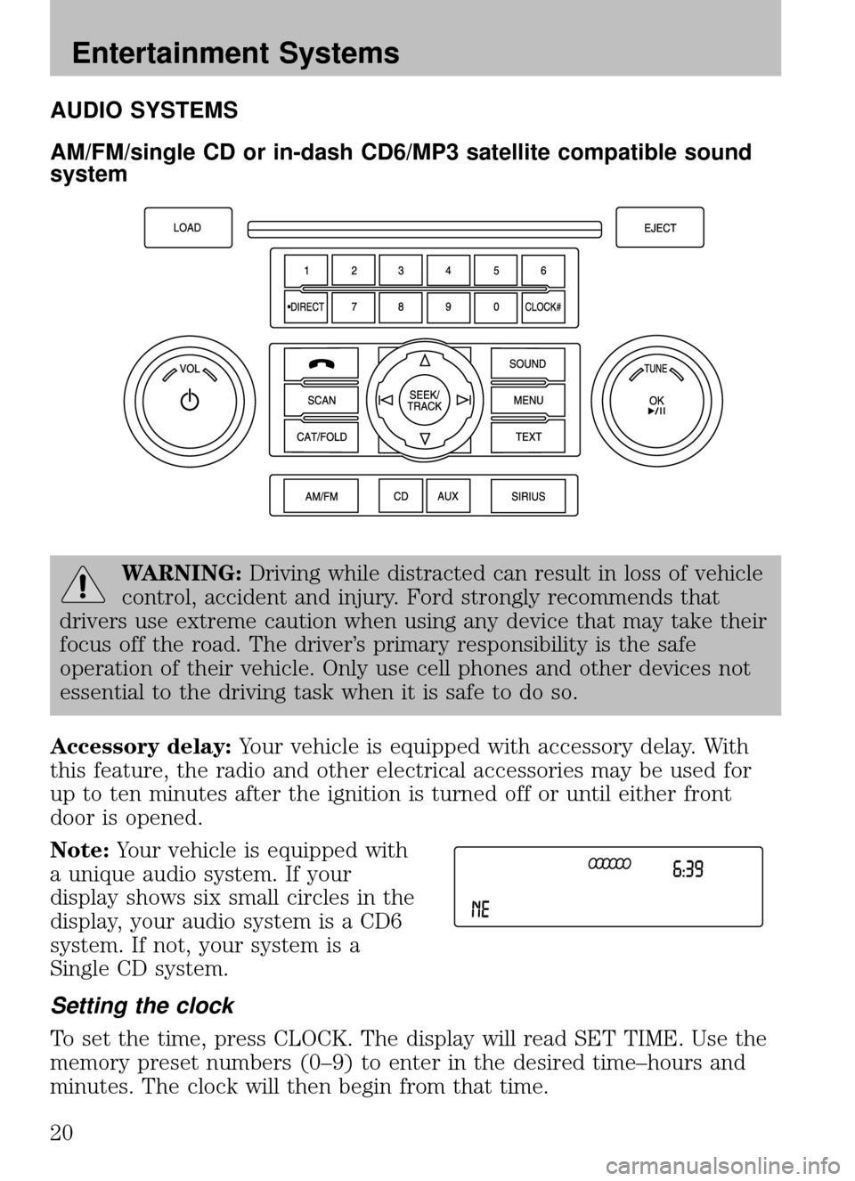 FORD ESCAPE 2009 2.G Owners Manual 