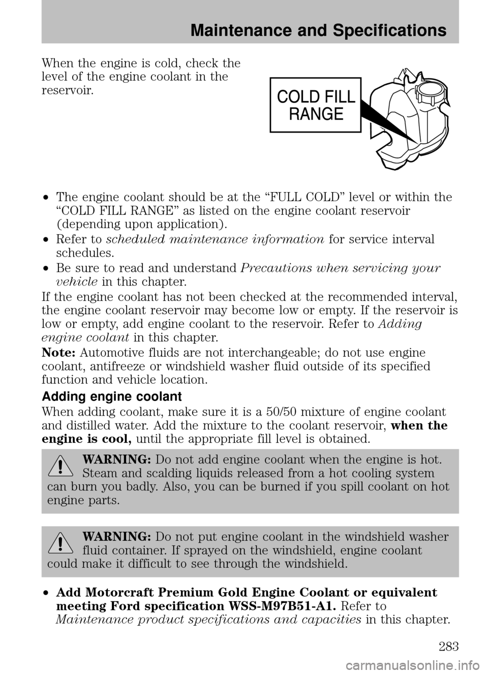 FORD ESCAPE 2009 2.G Owners Manual 