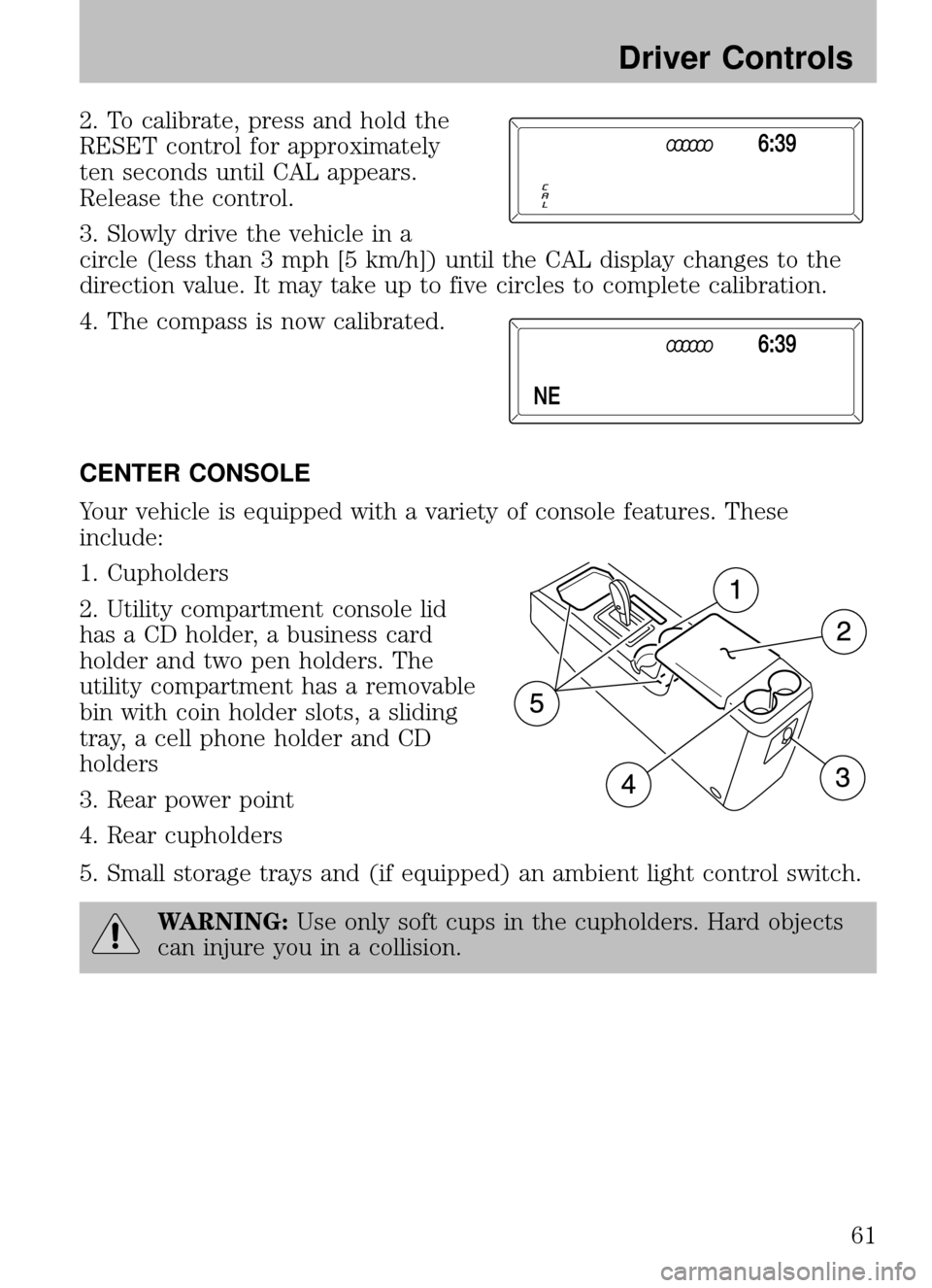 FORD ESCAPE 2009 2.G Owners Manual 