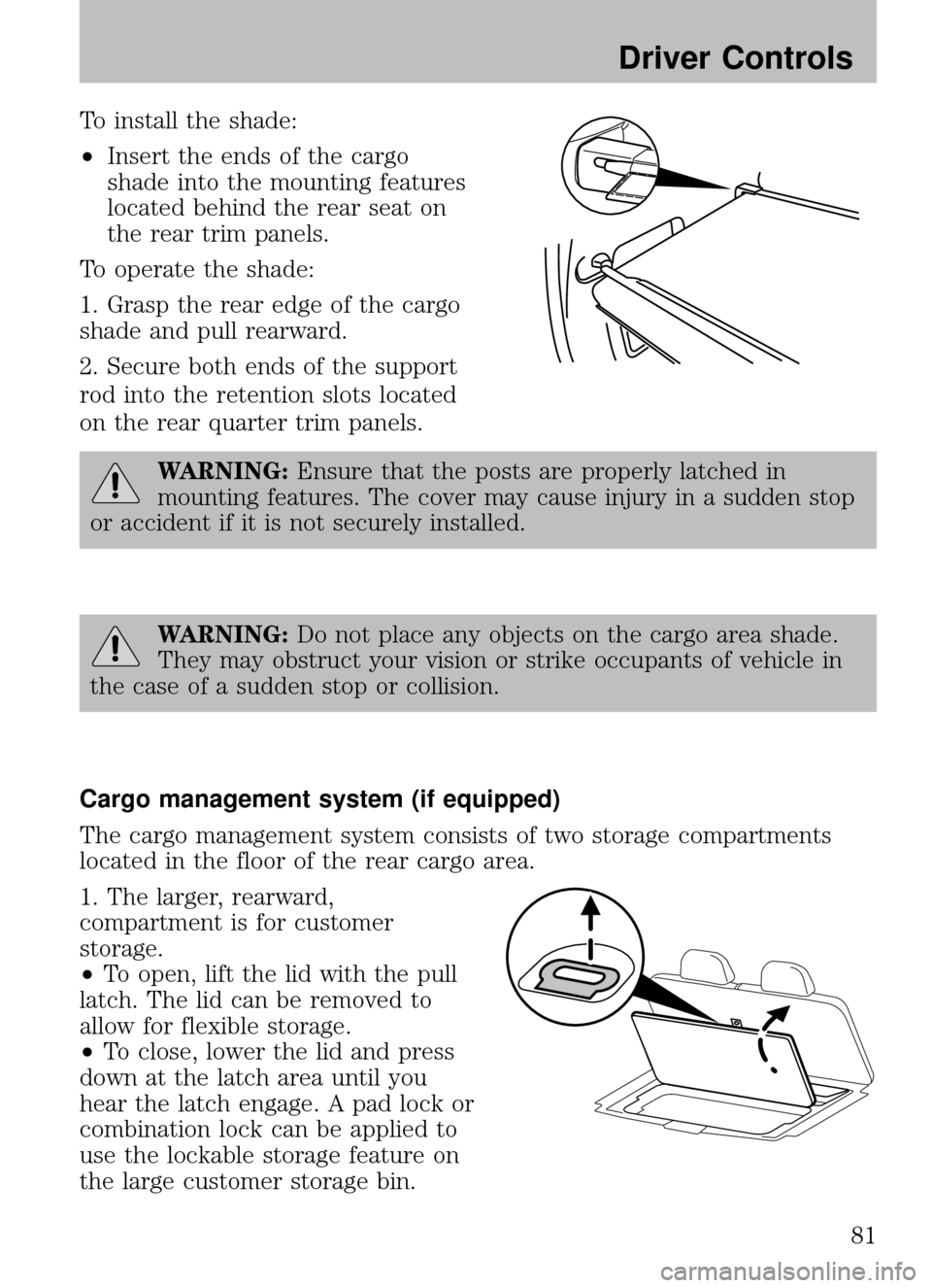 FORD ESCAPE 2009 2.G Owners Manual 
