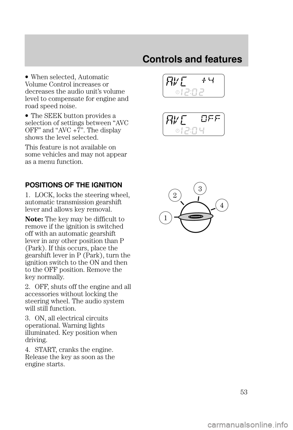 FORD FOCUS 2000 1.G Owners Manual Controls and features

 w%"* ."(" /"! 0/+)/& 
+(0)" +*/-+( &* -".". +-
!" -".". /%" 0!&+ 0*&/. 1+(0)"
("1"( /+  +),"*./" #+- "*$&*" *!
-+! .,""! *+&."
w%"  0//+* ,-+1&!". 
."(" /