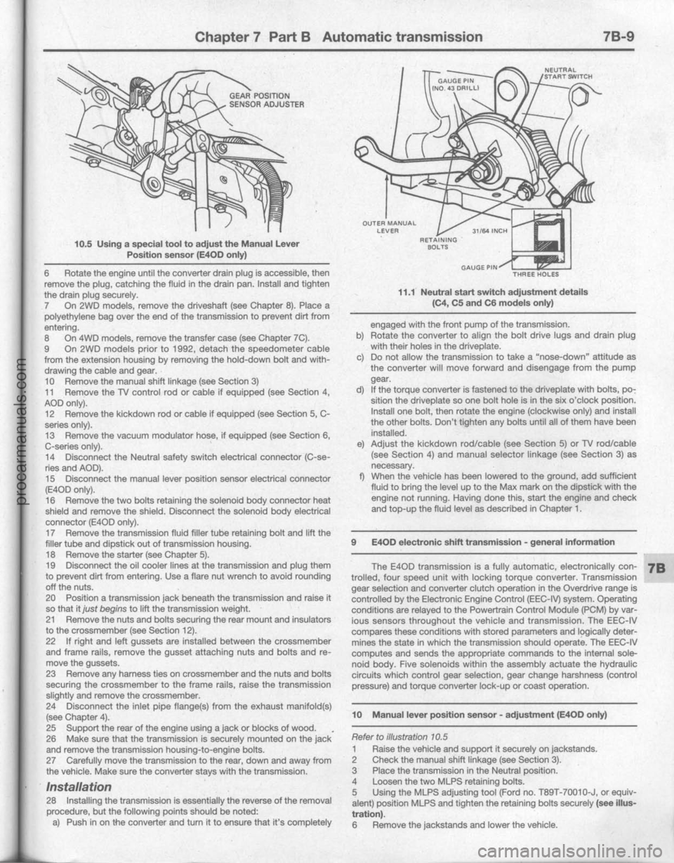 FORD BRONCO 1980  Service Repair Manual procarmanuals.com 