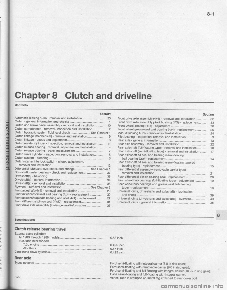 FORD BRONCO 1980  Service Repair Manual procarmanuals.com 