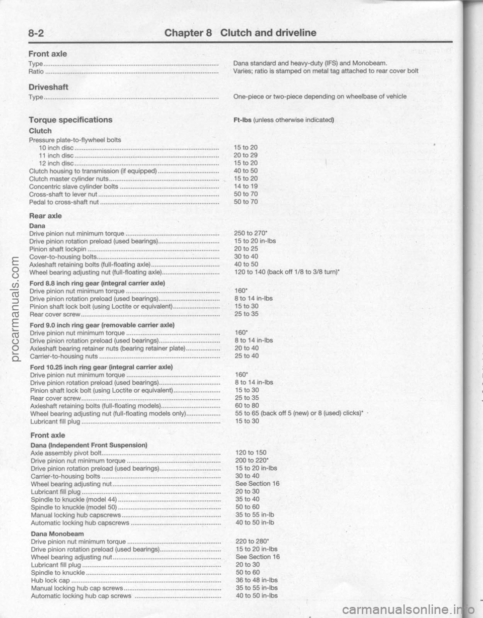 FORD BRONCO 1980  Service Repair Manual procarmanuals.com 