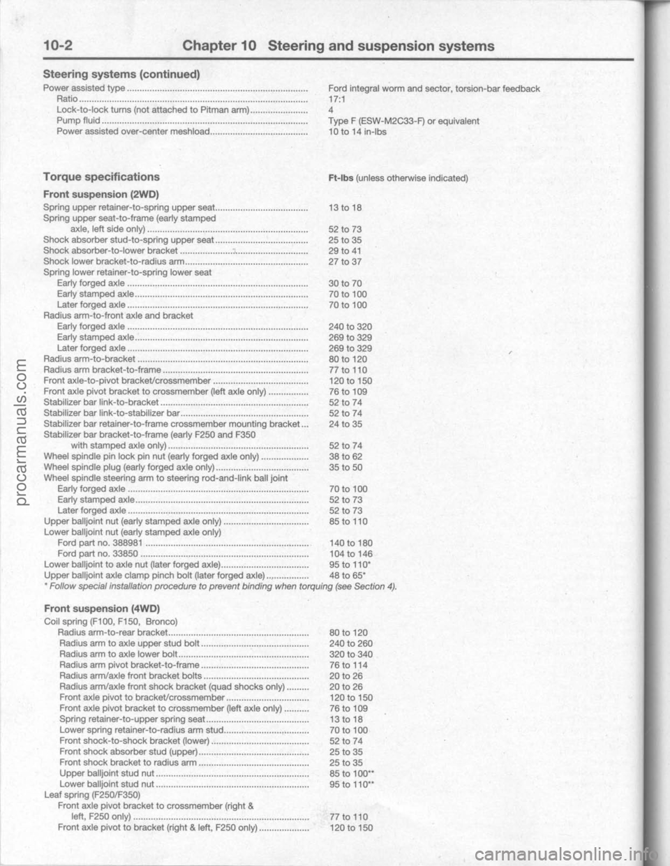 FORD BRONCO 1980  Service Repair Manual procarmanuals.com 