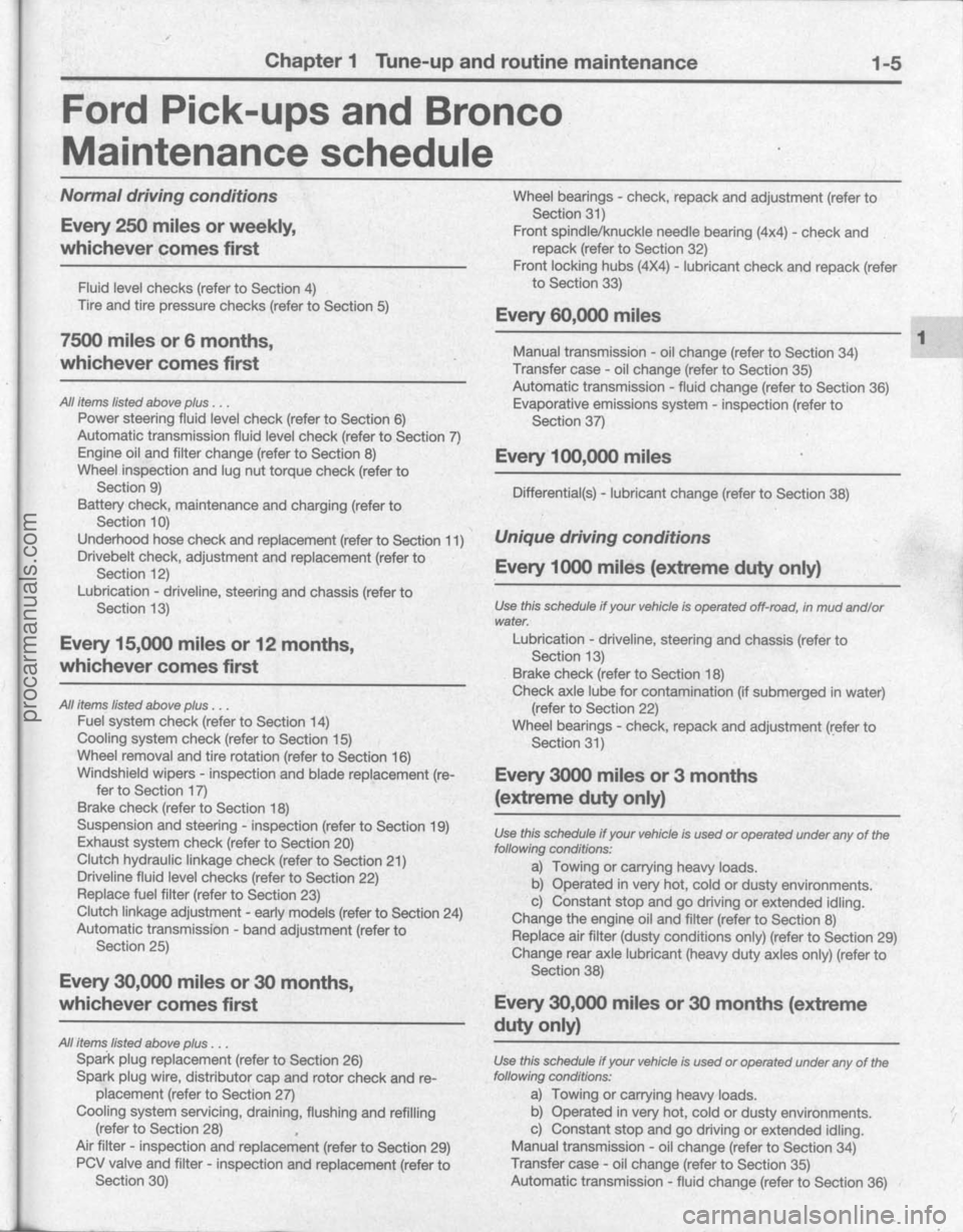 FORD BRONCO 1980  Service Repair Manual procarmanuals.com 